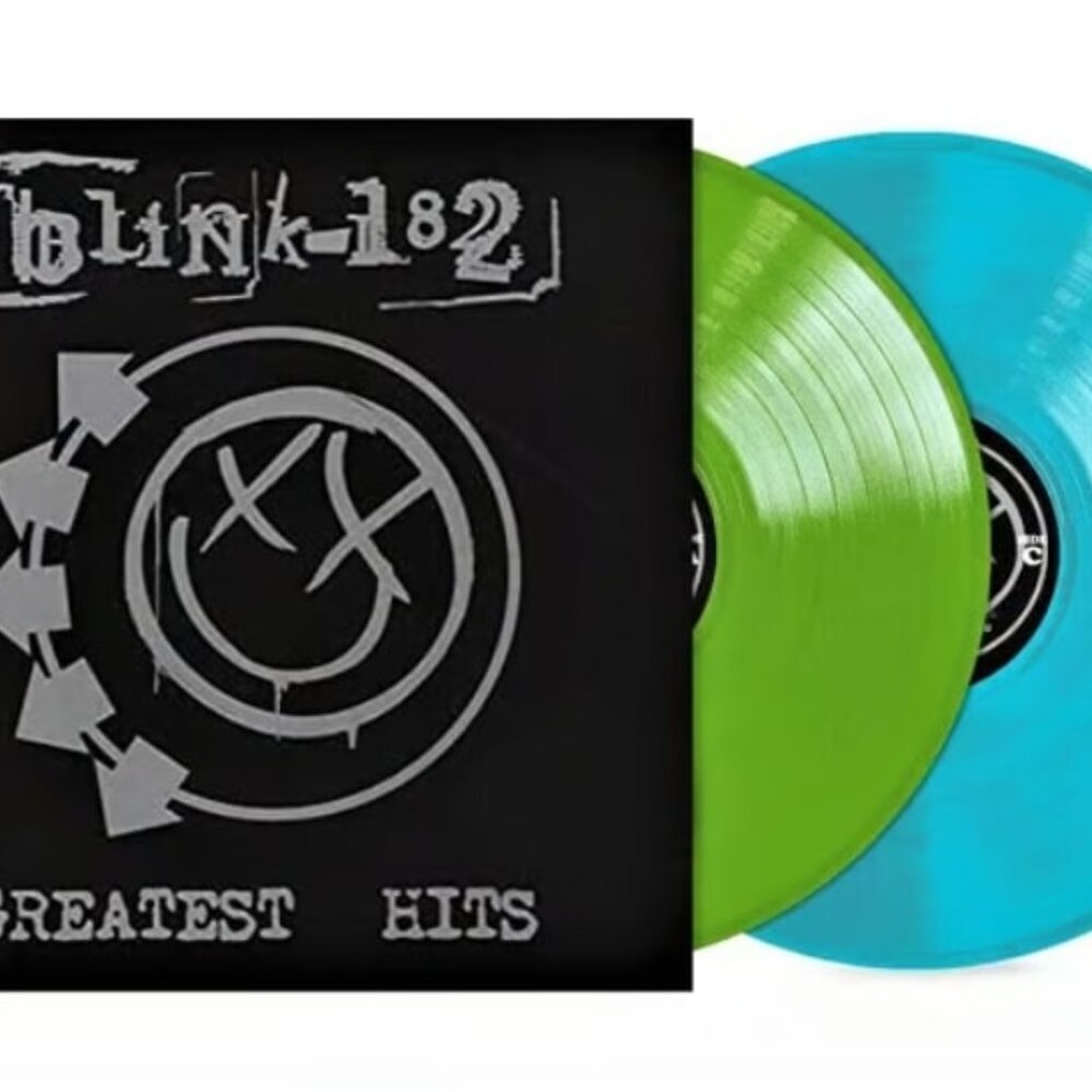 Blink 182 Greatest Hits 2-LP ~Exclusive Colored Vinyl (1 Green, 1 Aqua) ~Sealed!